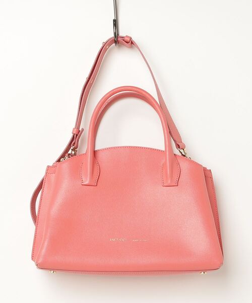 イアクッチ IACUCCI 赤 レザー 2way ショルダーバッグ