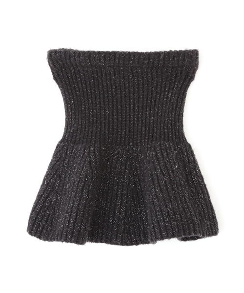 NATURAL BEAUTY BASIC(ナチュラルビューティーベーシック)の「◇ペプラムニットビスチェ(ベスト・レディース・ブラック/オフホワイト・FREE)」の9枚目の写真