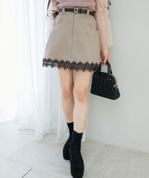 MAJESTIC LEGON | 細ベルトミニスカパン(スカート)