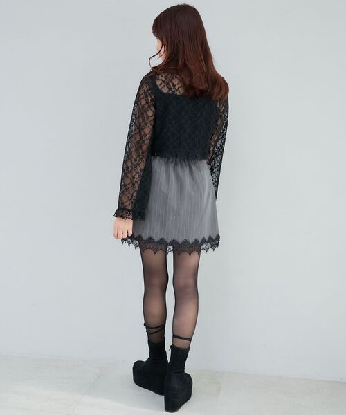 MAJESTIC LEGON（マジェスティックレゴン）の「細ベルトミニスカパン（スカート・レディース・ブラック系その他/グレー系その他/ベージュ/ベージュ系その他2・MEDIUM）」の16枚目の写真