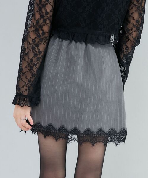 MAJESTIC LEGON（マジェスティックレゴン）の「細ベルトミニスカパン（スカート・レディース・ブラック系その他/グレー系その他/ベージュ/ベージュ系その他2・MEDIUM）」の19枚目の写真