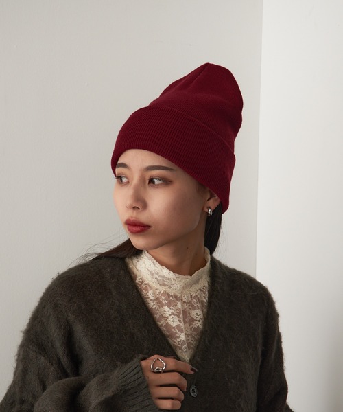 MACKAGE ニットビーニー クリーム Jude, Hand-knit toque with ribbed cuff for men | Mackage® US