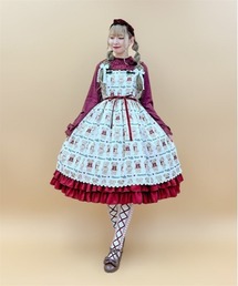 axes femme kawaii | フラッフィベアジャンスカ(ジャンパースカート)