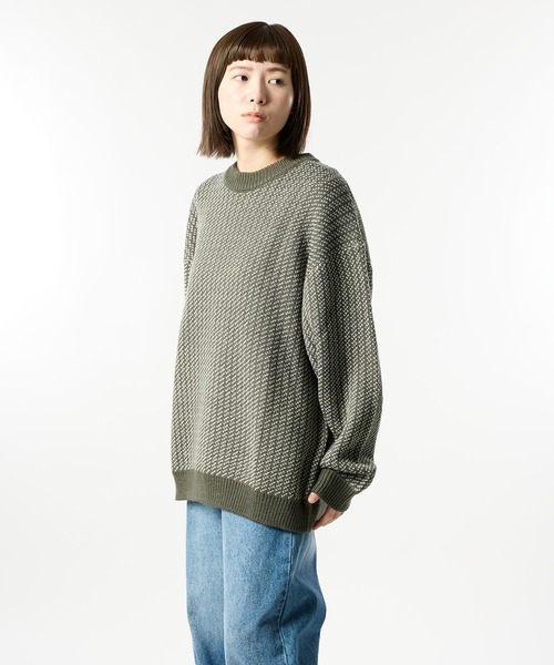 meltum(メルタム)の「BIRDSEYE KNIT(ニット/セーター・メンズ・ブラック/ネイビー/グリーン・MEDIUM/LARGE)」の21枚目の写真