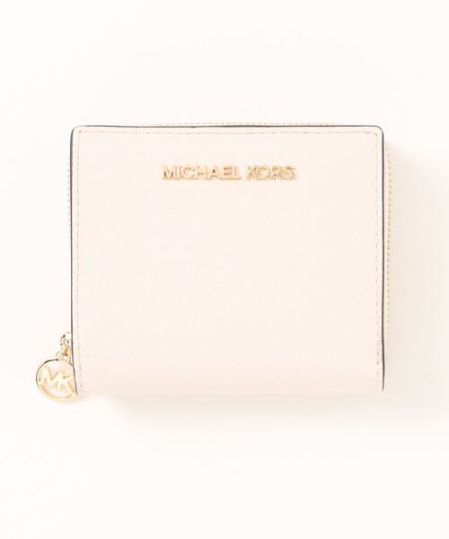 MICHAEL KORS(マイケルコース)の「JET SET TRAVEL ジップ チャーム ウォレット ミディアム(財布・レディース・ベージュ系・FREE)」の9枚目の写真