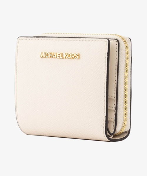 MICHAEL KORS(マイケルコース)の「JET SET TRAVEL ジップ チャーム ウォレット ミディアム(財布・レディース・ベージュ系・FREE)」の8枚目の写真