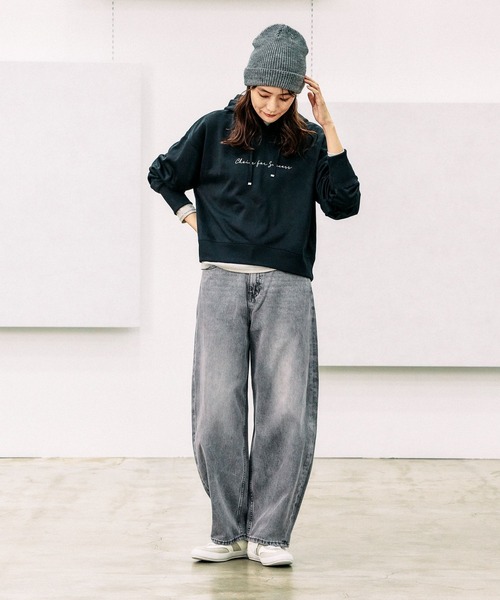 GLOBAL WORK（グローバルワーク）の「ラメニットワッチ/150042（ニットキャップ/ビーニー・レディース・ベージュ/ブラック/アイボリー/グレー・ONE SIZE）」の7枚目の写真