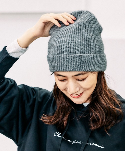 GLOBAL WORK（グローバルワーク）の「ラメニットワッチ/150042（ニットキャップ/ビーニー・レディース・ベージュ/ブラック/アイボリー/グレー・ONE SIZE）」の12枚目の写真