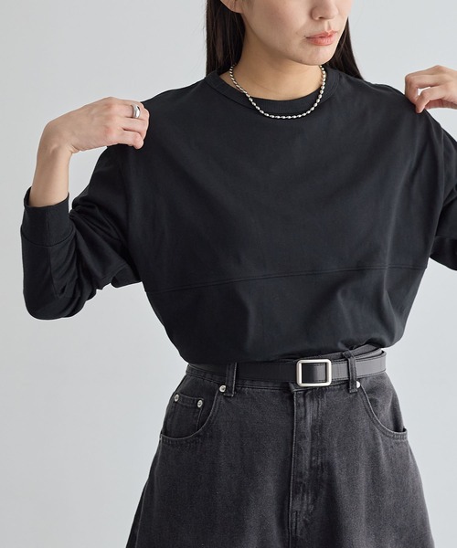 セール】[for/c and]撥水ロンT(ユニセックス)【サスティナブル】（T