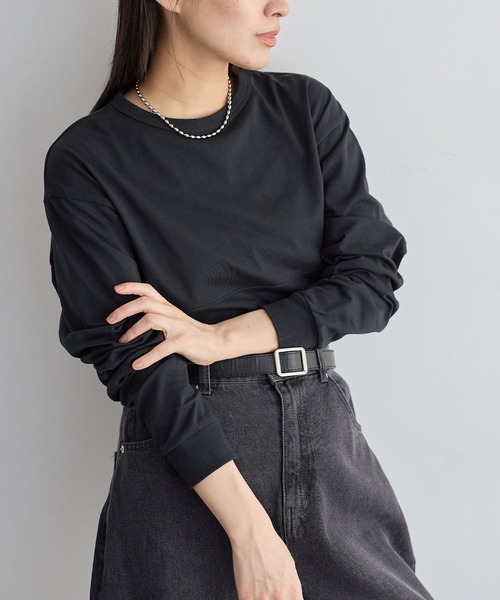 セール】[for/c and]撥水ロンT(ユニセックス)【サスティナブル】（T