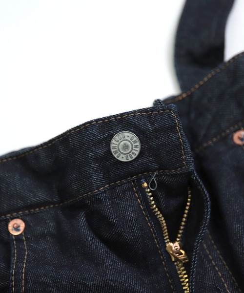 OMNIGOD（オムニゴッド）の「[OMNIGOD womens / オムニゴッド] 10ozデニム 5Pハンギングパンツ（サロペット/オーバーオール・レディース・ワンウォッシュ・FREE）」の13枚目の写真