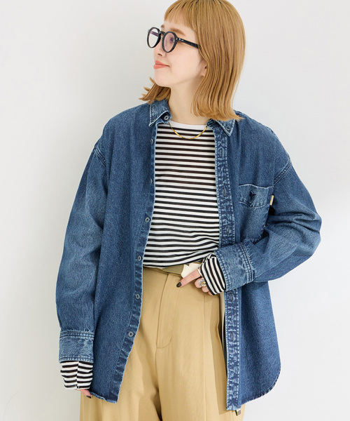 DU JOUR/デュ ジュール JEAN BD SHIRT（シャツ/ブラウス）｜B.C STOCK