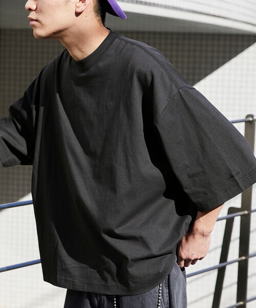 FREAK'S STORE(フリークスストア)の「【chow down】半袖Tシャツ(Tシャツ/カットソー・メンズ・グレイッシュベージュ・LARGE)」の4枚目の写真