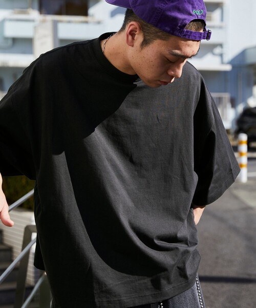 FREAK'S STORE(フリークスストア)の「【chow down】半袖Tシャツ(Tシャツ/カットソー・メンズ・グレイッシュベージュ・LARGE)」の5枚目の写真