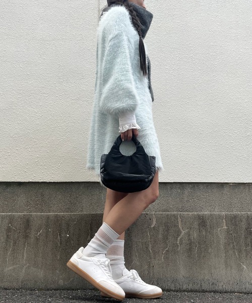 poiregnee（ポワニェ）の「［select］パフミニバッグ（ハンドバッグ・レディース・ブラック/シルバー・FREE）」の18枚目の写真