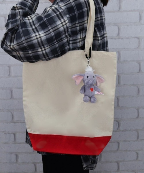 ELLY グリッターキーホルダー　白LOVE ラビートッキーキーホルダー(F 白): ジュニア - ナルミヤ オンライン