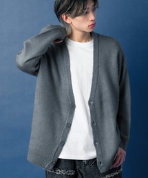 モヘアタッチ ニット カーディガン