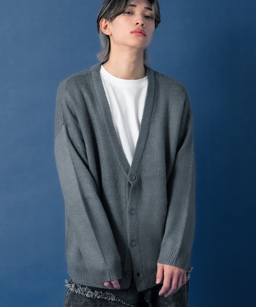 improves(インプローブス)の「モヘアタッチ ニット カーディガン(カーディガン/ボレロ・メンズ・ブラック/チャコール/ベージュ・LARGE/MEDIUM)」の11枚目の写真