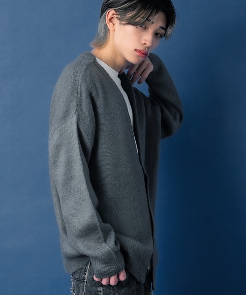 improves(インプローブス)の「モヘアタッチ ニット カーディガン(カーディガン/ボレロ・メンズ・ブラック/チャコール/ベージュ・LARGE/MEDIUM)」の18枚目の写真