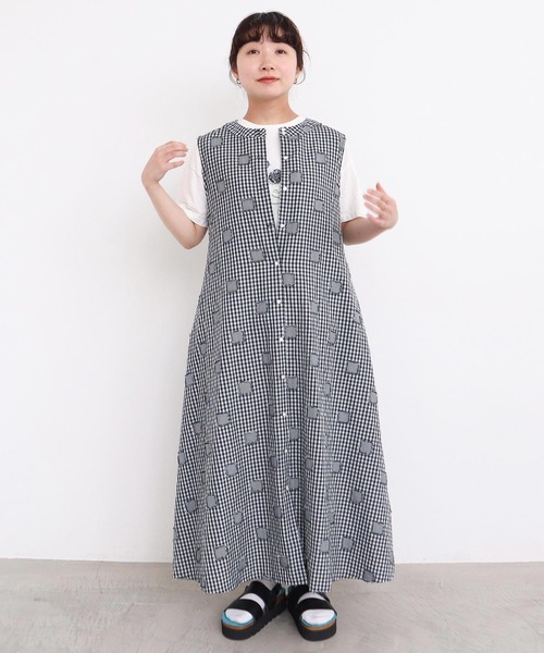 l'atelier du savon カットドビー しかくギンガムスカート l'atelier