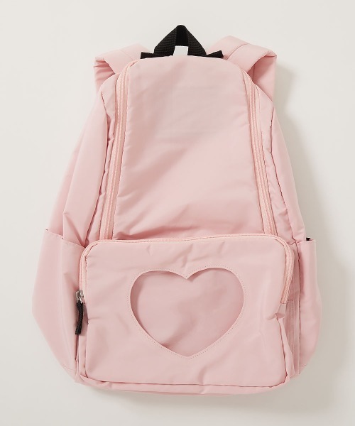 devirock(デビロック)の「ミラー&クリアポケット ガールズリュック(バックパック/リュック・キッズ・ブルー系/イエロー/ピンク/グリーン/オフホワイト/バイオレット/ブラック・ONE SIZE)」の7枚目の写真