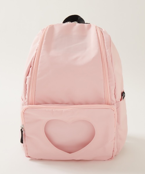 devirock(デビロック)の「ミラー&クリアポケット ガールズリュック(バックパック/リュック・キッズ・ブルー系/イエロー/ピンク/グリーン/オフホワイト/バイオレット/ブラック・ONE SIZE)」の10枚目の写真