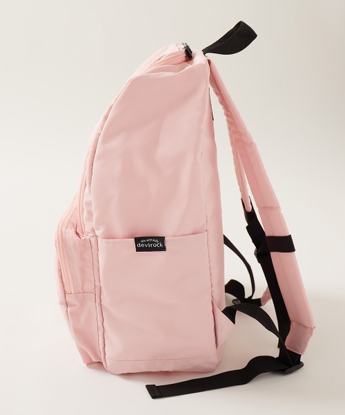devirock(デビロック)の「ミラー&クリアポケット ガールズリュック(バックパック/リュック・キッズ・ブルー系/イエロー/ピンク/グリーン/オフホワイト/バイオレット/ブラック・ONE SIZE)」の12枚目の写真