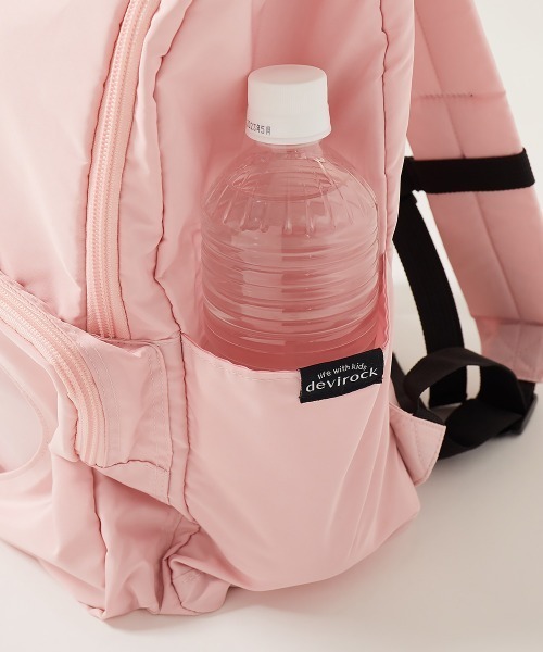 devirock(デビロック)の「ミラー&クリアポケット ガールズリュック(バックパック/リュック・キッズ・ブルー系/イエロー/ピンク/グリーン/オフホワイト/バイオレット/ブラック・ONE SIZE)」の14枚目の写真