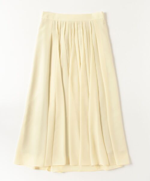 COMME CA(コムサ)の「【 一部WEB限定カラー セットアップ対応 】フィネスボイル スカート ブライトリーセットアップ(スカート・レディース・ブルー/ミント/ピンクベージュ/オフホワイト/ブラック/ネイビー/ダークブラウン/イエロー・9号/11号)」の1枚目の写真