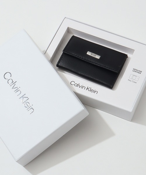 Calvin Klein（カルバン・クライン）の「【Calvin Klein/カルバンクライン】ワンポイント レザーキーケース（キーケース/キーアクセサリー・メンズ・ブラック系その他/ブラック・FREE）」の10枚目の写真