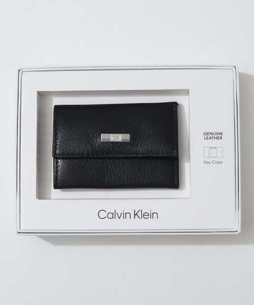 Calvin Klein（カルバン・クライン）の「【Calvin Klein/カルバンクライン】ワンポイント レザーキーケース（キーケース/キーアクセサリー・メンズ・ブラック系その他/ブラック・FREE）」の9枚目の写真