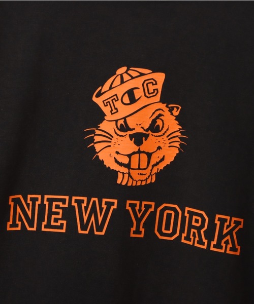 Champion（チャンピオン）の「Champion/チャンピオン   SHORT SLEEVE T-SHIRT C3-B334（Tシャツ/カットソー・メンズ・アイボリー/ブラック/ネイビー・M/L/XL）」の5枚目の写真