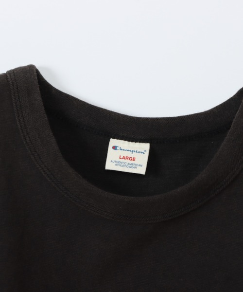 Champion（チャンピオン）の「Champion/チャンピオン   SHORT SLEEVE T-SHIRT C3-B334（Tシャツ/カットソー・メンズ・アイボリー/ブラック/ネイビー・M/L/XL）」の6枚目の写真