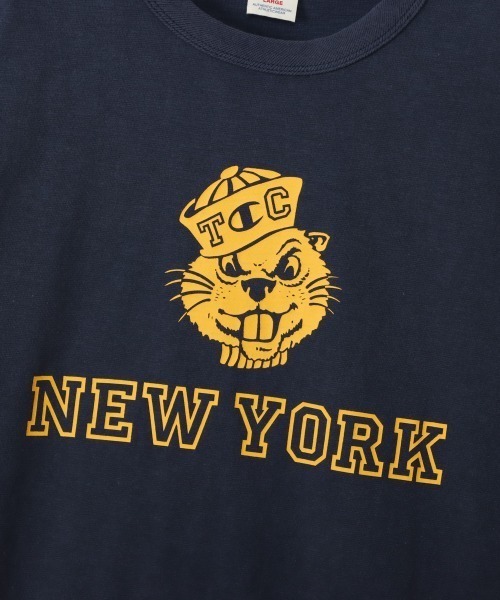 Champion（チャンピオン）の「Champion/チャンピオン   SHORT SLEEVE T-SHIRT C3-B334（Tシャツ/カットソー・メンズ・アイボリー/ブラック/ネイビー・M/L/XL）」の8枚目の写真