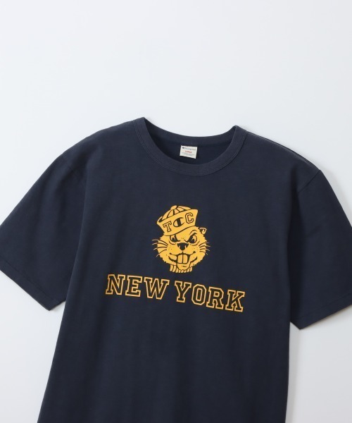 Champion（チャンピオン）の「Champion/チャンピオン   SHORT SLEEVE T-SHIRT C3-B334（Tシャツ/カットソー・メンズ・アイボリー/ブラック/ネイビー・M/L/XL）」の7枚目の写真