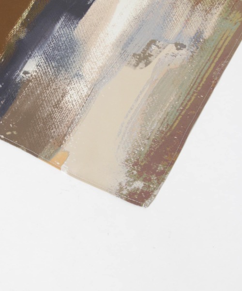 URBAN RESEARCH（アーバンリサーチ）の「『イージーケア』new basic　カラーブロックペイントスカーフ（バンダナ/スカーフ・レディース・ピンク系その他/オレンジ系その他・FREE）」の3枚目の写真