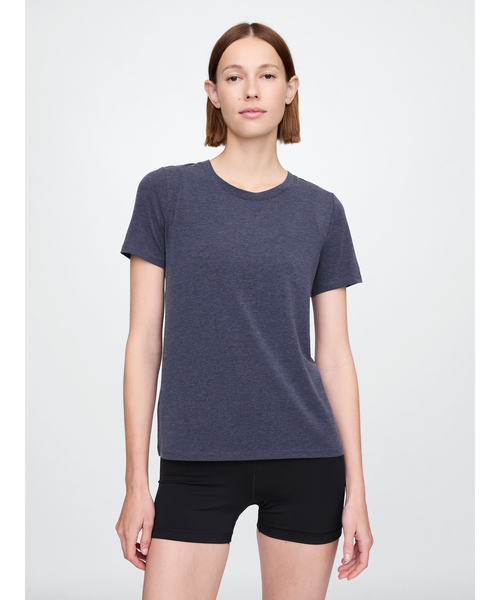 GAP（ギャップ）の「GapFit ブリーズ Tシャツ（Tシャツ/カットソー・レディース・グレー/ブルー/ブラック/ホワイト/ネイビー・S/M/XS/XXS/L）」の4枚目の写真