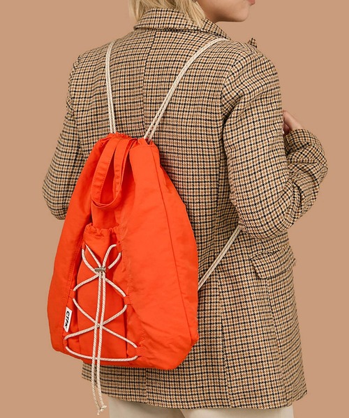 CONTROL FREAK / CTFK（コントロールフリーク）の「CONTROL FREAK / CTFK（コントロールフリーク）撥水編み上げナップサック（バックパック/リュック・レディース・ブラック/ブルー/シルバー/オレンジ/ホワイト/グリーン/レオパード/ドット/チェック/ブラック系その他/オリーブ/マルチ・FREE）」の7枚目の写真