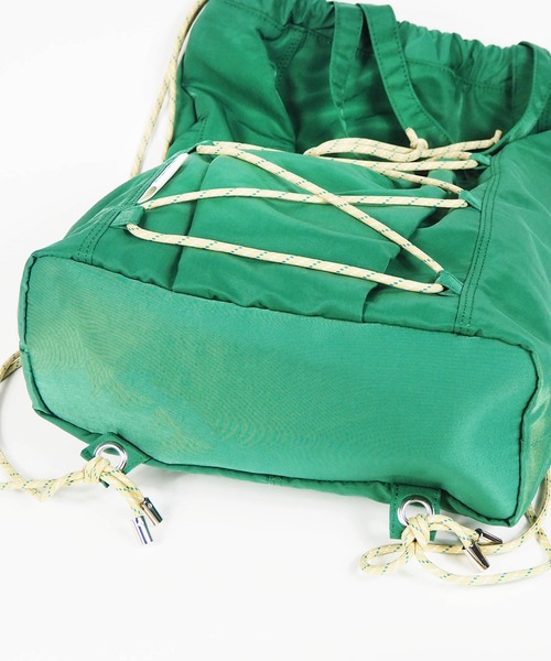 CONTROL FREAK / CTFK（コントロールフリーク）の「CONTROL FREAK / CTFK（コントロールフリーク）撥水編み上げナップサック（バックパック/リュック・レディース・ブラック/ブルー/シルバー/オレンジ/ホワイト/グリーン/レオパード/ドット/チェック/ブラック系その他/オリーブ/マルチ・FREE）」の15枚目の写真