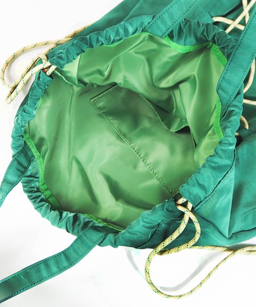 CONTROL FREAK / CTFK（コントロールフリーク）の「CONTROL FREAK / CTFK（コントロールフリーク）撥水編み上げナップサック（バックパック/リュック・レディース・ブラック/ブルー/シルバー/オレンジ/ホワイト/グリーン/レオパード/ドット/チェック/ブラック系その他/オリーブ/マルチ・FREE）」の18枚目の写真