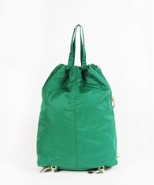 CONTROL FREAK / CTFK（コントロールフリーク）の「CONTROL FREAK / CTFK（コントロールフリーク）撥水編み上げナップサック（バックパック/リュック・レディース・ブラック/ブルー/シルバー/オレンジ/ホワイト/グリーン/レオパード/ドット/チェック/ブラック系その他/オリーブ/マルチ・FREE）」の14枚目の写真