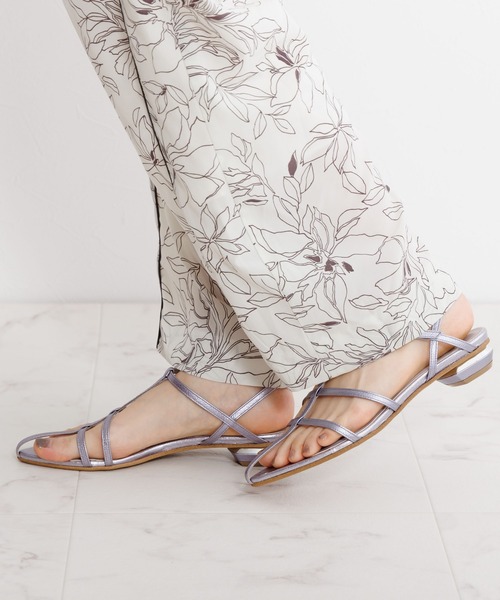 HIMIKO(ヒミコ)の「【Made in Japan】【HIMIKO】ポインテッドトゥTストラップサンダル/651213(サンダル・レディース・パープル/ダークブラウン/ブラック・23.5cm/24.5cm/25.0cm/21.5cm/22.0cm/22.5cm/23.0cm/24.0cm/25.5cm)」の18枚目の写真