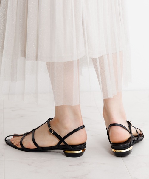 HIMIKO(ヒミコ)の「【Made in Japan】【HIMIKO】ポインテッドトゥTストラップサンダル/651213(サンダル・レディース・パープル/ダークブラウン/ブラック・23.5cm/24.5cm/25.0cm/21.5cm/22.0cm/22.5cm/23.0cm/24.0cm/25.5cm)」の9枚目の写真