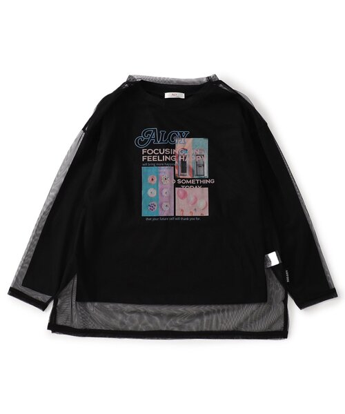 セール】チュールロンT&Tシャツセット（Tシャツ/カットソー）｜algy  