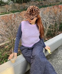 HTH（エイチティーエイチ）の「shaggy vest（ベスト）」