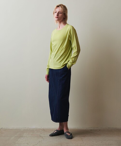 tシャツ 「Steven Alan」コットン ロングスリーブ プルオーバー レディース Steven Alan＞コットン ロングスリーブ プルオーバー（Tシャツ