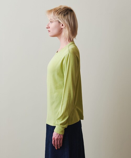 Steven Alan＞コットン ロングスリーブ プルオーバー（Tシャツ