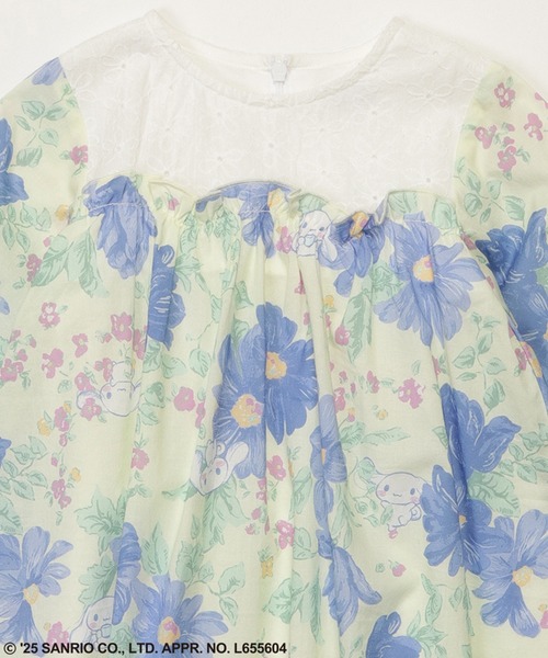 HAKKA BABY（ハッカベビー）の「［ベビー］【シナモロール】マーガレットプリントワンピース（ワンピース・キッズ・イエロー/サックスブルー・90cm）」の4枚目の写真