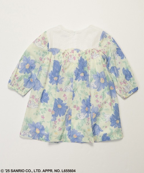 HAKKA BABY（ハッカベビー）の「［ベビー］【シナモロール】マーガレットプリントワンピース（ワンピース・キッズ・イエロー/サックスブルー・90cm）」の3枚目の写真