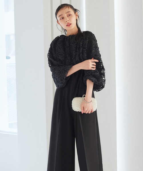 オケージョンドレス 結婚式 ストレッチ 洗える ｜ 華やぎ セットアップ